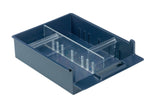 RAACO Regal-Schublade 280x381x100 mm für 31 mm Regalböden, blau