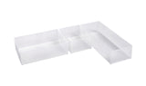 raaco Einsatz 55 A7-2, 79x218x47 mm, transparent, aus PP