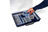 raaco Sortimentskasten CarryLite 55 5x10-0 – 413x330x57 mm, ohne Fächer, Unterteil PP, Deckel PC