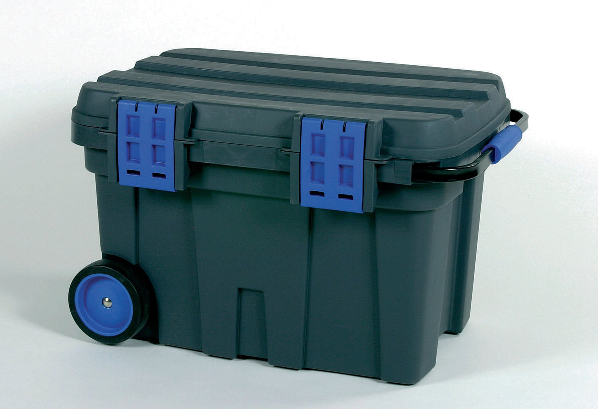 RAACO Werkzeugkiste Toolchest 75 mit Rollen und Ziehgriff, 75 Liter Volumen