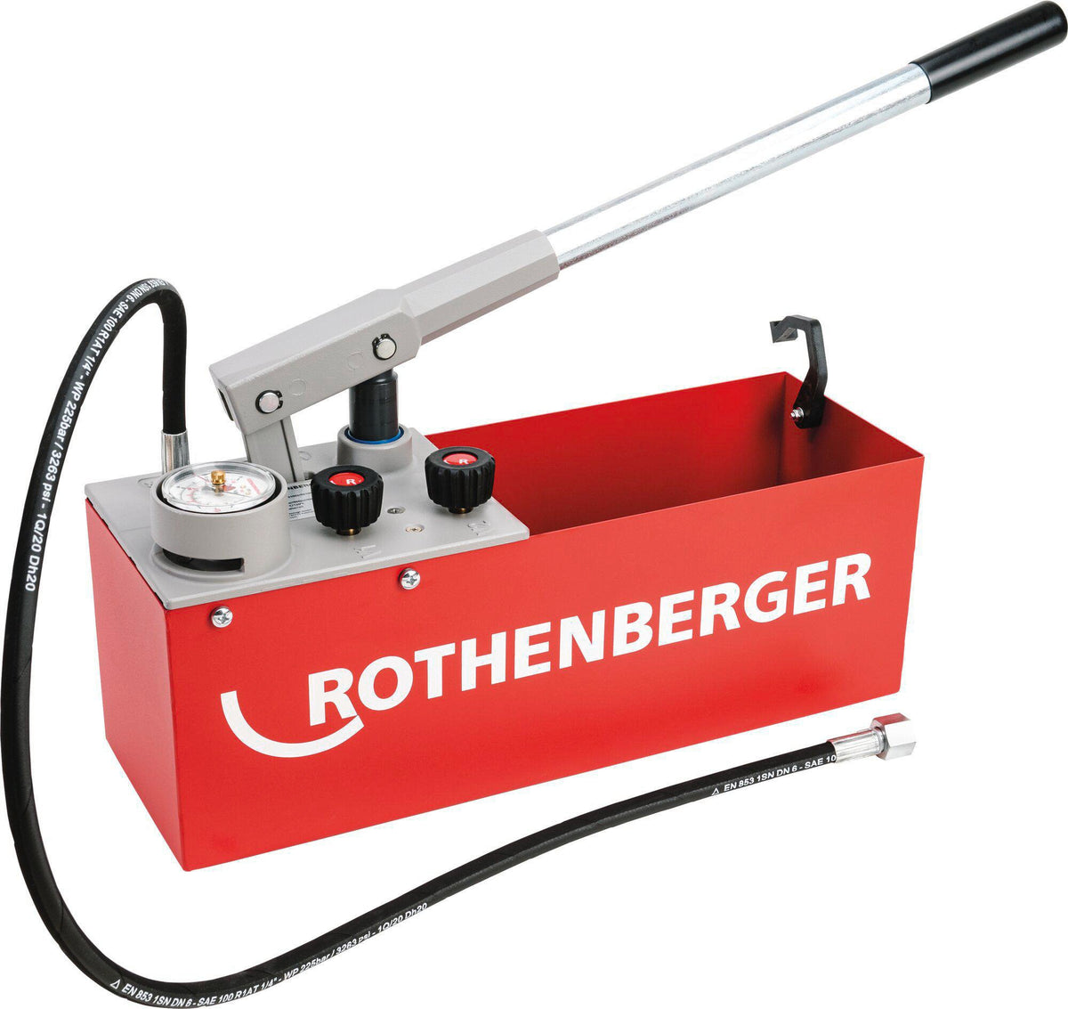 ROTHENBERGER Prüfpumpe RP 50 S Inox 0-60 bar – Edelstahl, 12 l, R 1/2″