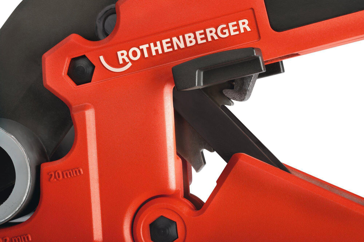ROTHENBERGER ROCUT® 42 TWIN CUT Kunststoffschere für PE/PEX/PB/PVC/PPR Rohre bis 42 mm