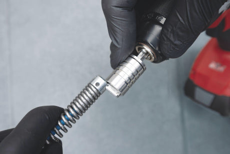 ROTHENBERGER Spiralen-Starter-Set 0-4 m, Ø 13 mm, für Rohre 40-75 mm, mit T-Nut-Kupplung für Akkuschrauber
