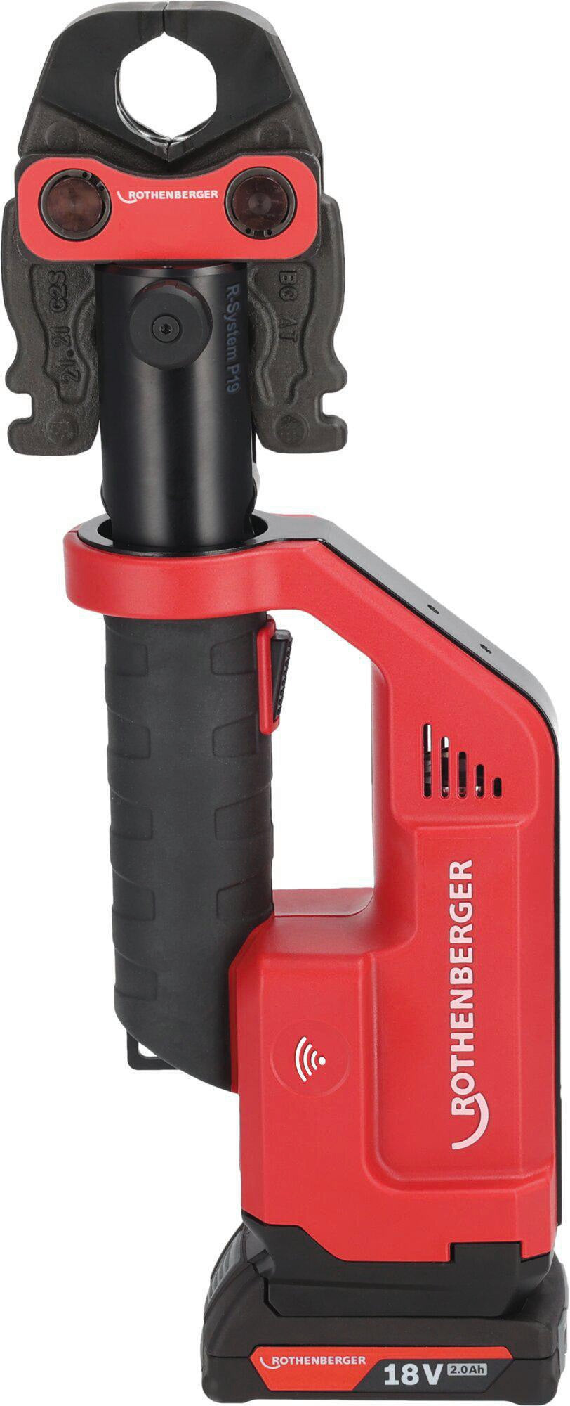 ROTHENBERGER Akku-Pressmaschine ROMAX COMPACT III Basic Set 19 kN 15-35 mm