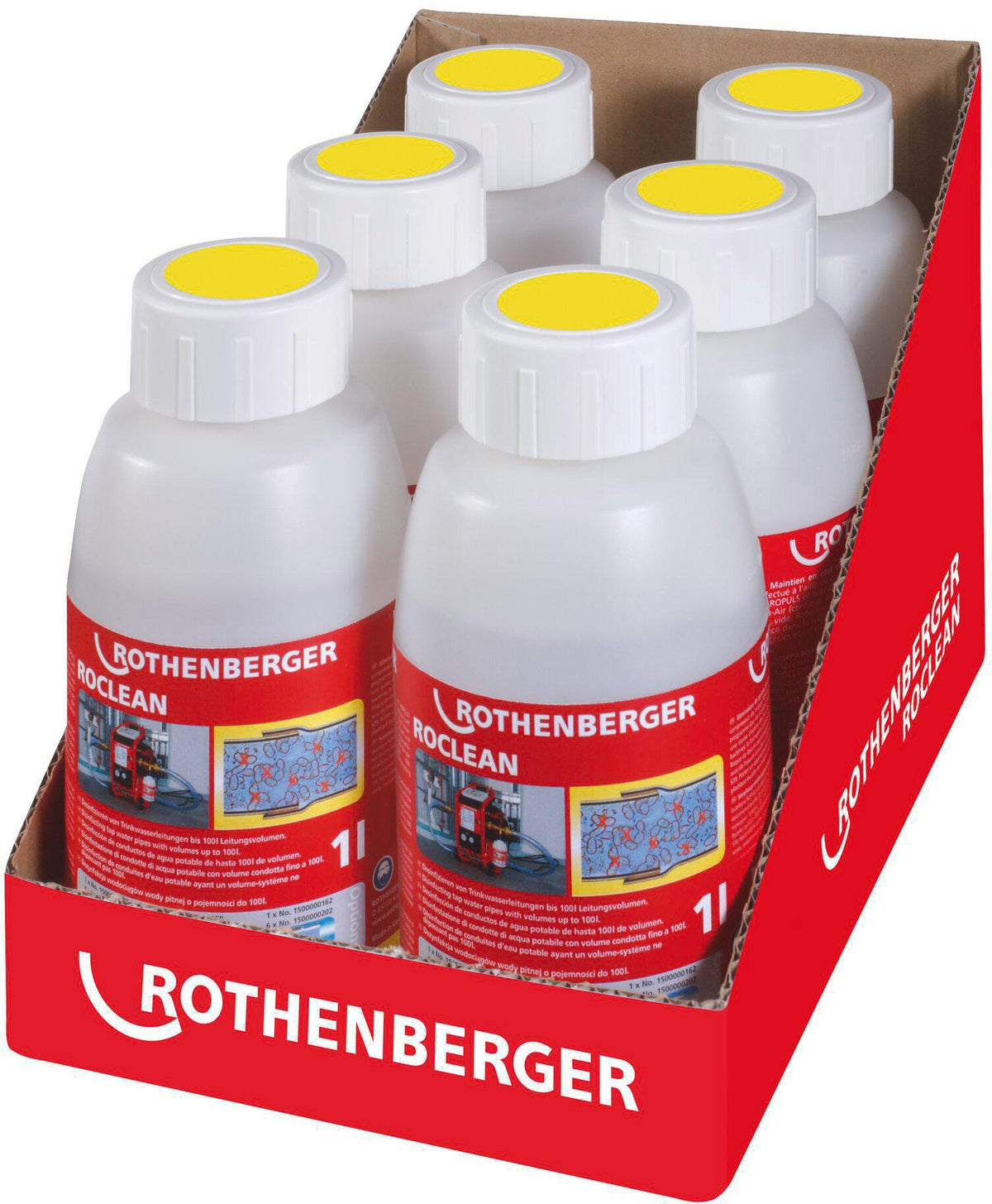 ROTHENBERGER ROPULS ROCLEAN Reinigungsmittel für Trinkwasserleitungen 1 l
