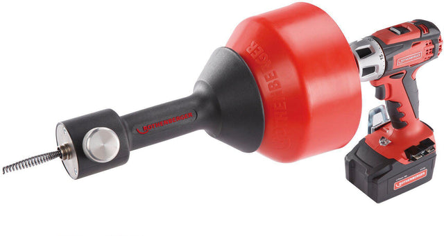 ROTHENBERGER ROSPIMATIC CL Elektrorohrreinigungsgerät Set Spiral-L.7,5m Spiralen-D.8mm