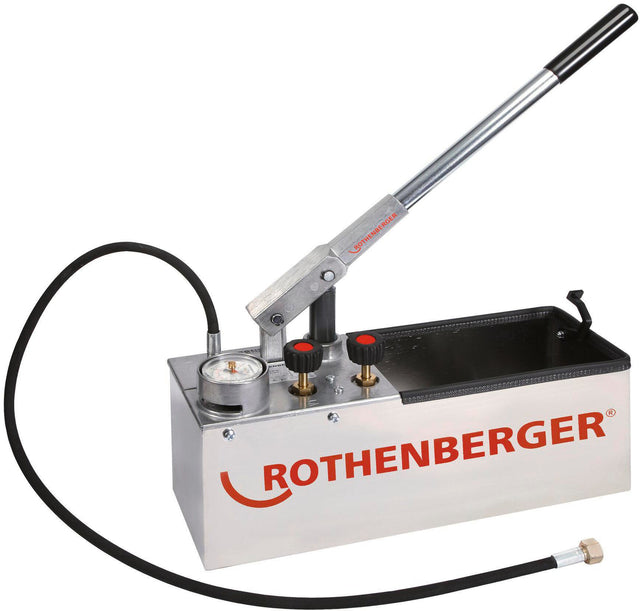 ROTHENBERGER Prüfpumpe RP 50 S Inox 0-60 bar – Edelstahl, 12 l, R 1/2″