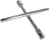 ROTHENBERGER Sanitärkreuzschlüssel 220x220mm 10-Fach-Funktion für Heizkörperventile und Stockschrauben