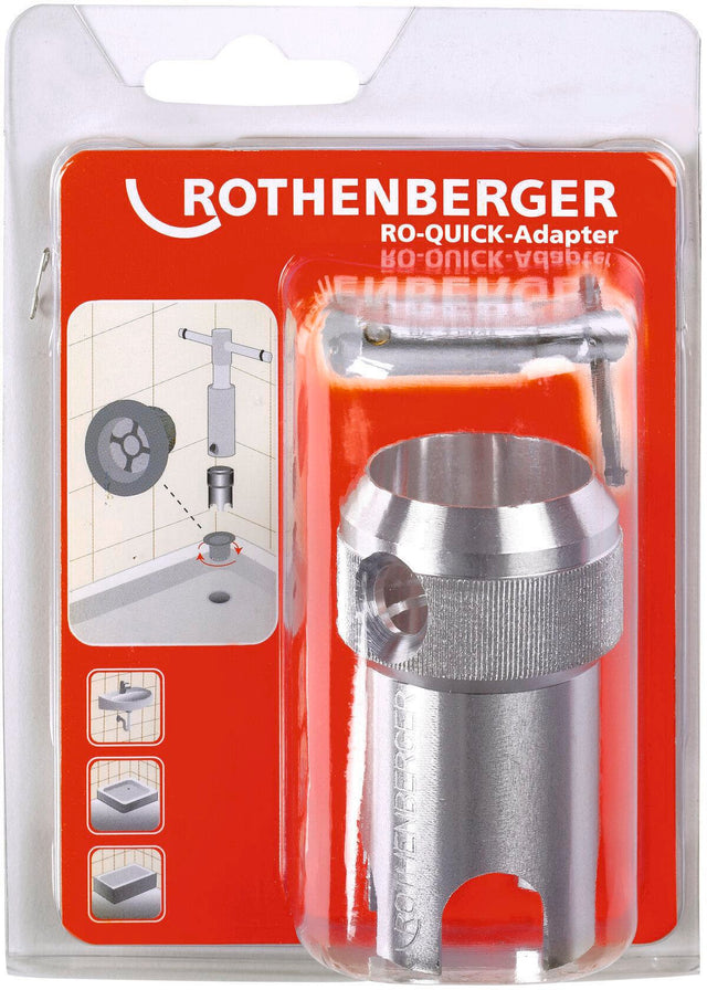 ROTHENBERGER Adapter RO-QUICK L.75mm – Drehfester Ventileinschraubwerkzeug-Adapter