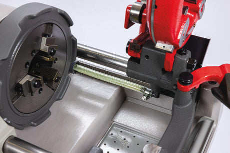 ROTHENBERGER ROPOWER® 50 R Gewindeschneidmaschine BSPT 1150 W – Automatik-Schneidkopf & fahrbarer Arbeitswagen