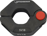ROTHENBERGER Pressring SV 15 NW 15 mm – DURA LAZR TEC für Kupfer, Stahl und Edelstahl