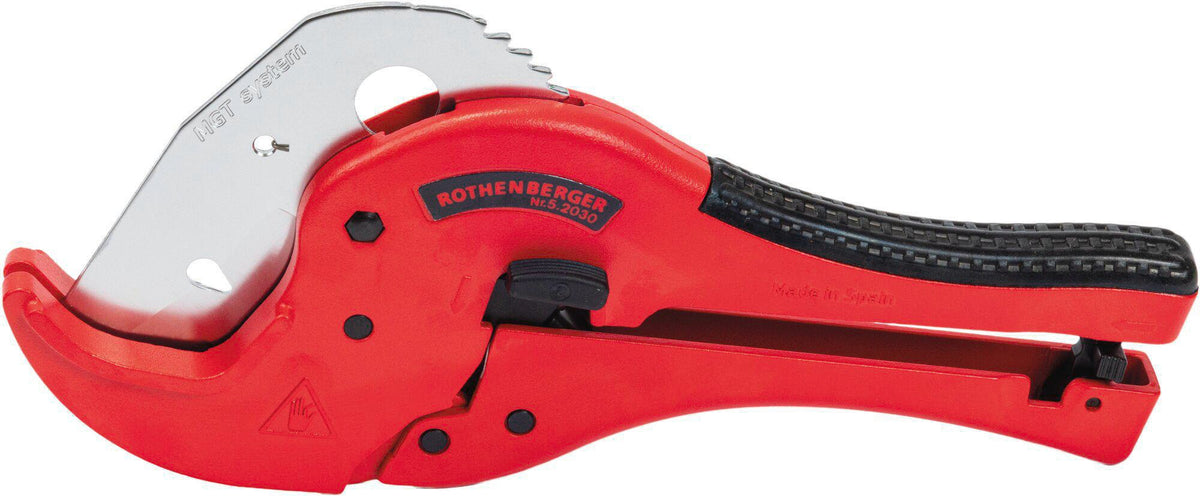 ROTHENBERGER ROCUT® TC 63 Professional Kunststoffschere für PP/PE/PB/PEX/PVDF Rohre 0-63 mm
