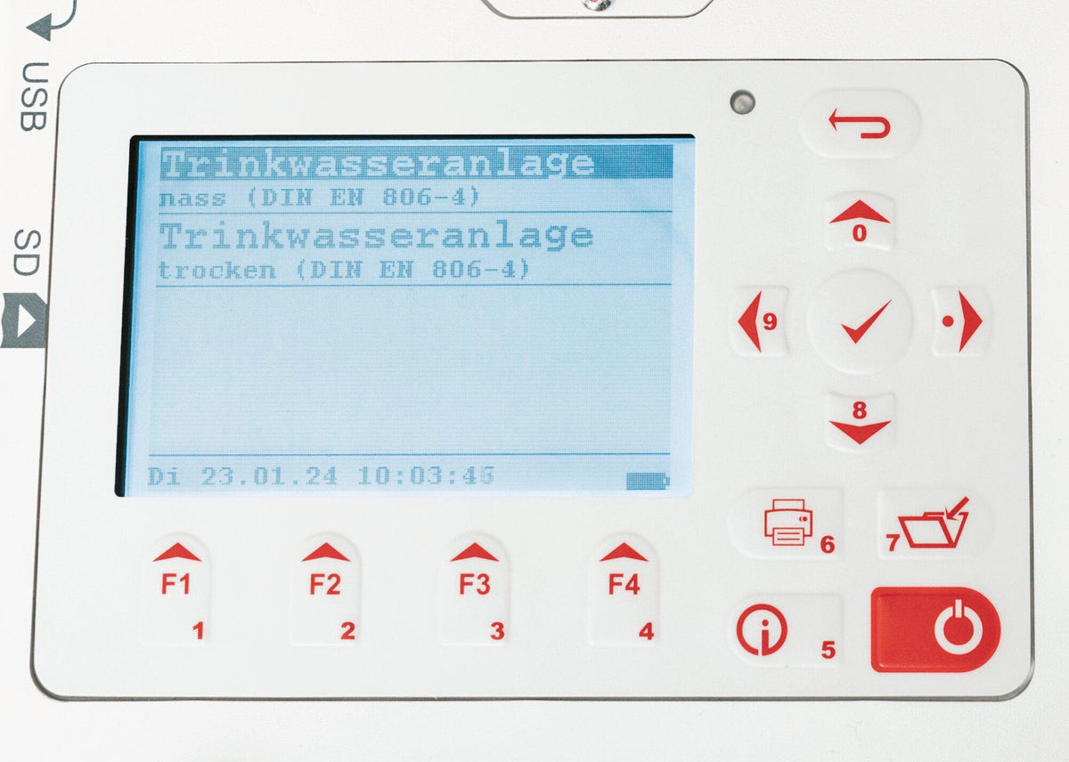 ROTHENBERGER ROTEST GW Professional Druck-/Leckmengenmessgerät bis 20 bar