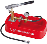 ROTHENBERGER Prüfpumpe RP 30 – 0-30 bar, R 1/2 Zoll, 16 ml Saugvolumen