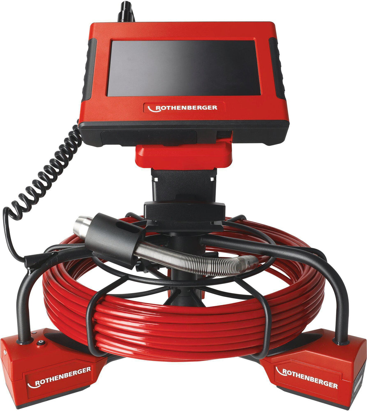 ROTHENBERGER ROCAM mini HD Inspektionskamera Set – Full-HD, 22 m Kabel, Ø 25 mm Kamerakopf