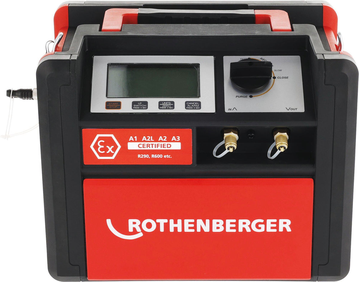 ROTHENBERGER ROREC PRO A3 Kältemittelabsauggerät 12 kg – ATEX-zertifiziert für A3-Kältemittel