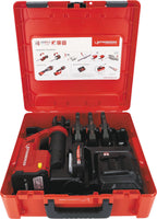 Pressbacken SET M, 1X2Ah, EU, 15-22-28 mm / 9,620kg / Akkupressm. ROMAX Compact III SET M 19 kN 15-28mm Pressbacken,1X2Ah,EU