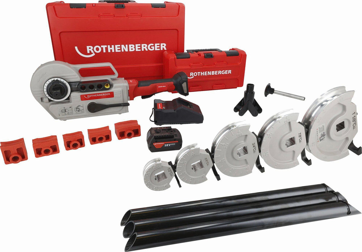 ROTHENBERGER Akku-Rohrbiegegeräteset ROBEND® 4000 E 12-28 mm Typ CAS