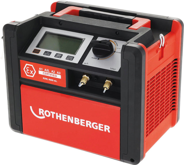 ROTHENBERGER ROREC PRO A3 Kältemittelabsauggerät 12 kg – ATEX-zertifiziert für A3-Kältemittel