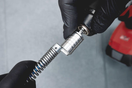ROTHENBERGER Spiralen-Starter-Set 0-4 m, Ø 13 mm, für Rohre 40-75 mm, mit T-Nut-Kupplung für Akkuschrauber