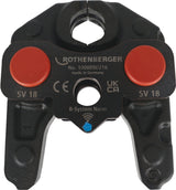 ROTHENBERGER Pressbacke ROMAX NANO iJAW 32 kN NW 15mm Typ SV aus Spezialstahl