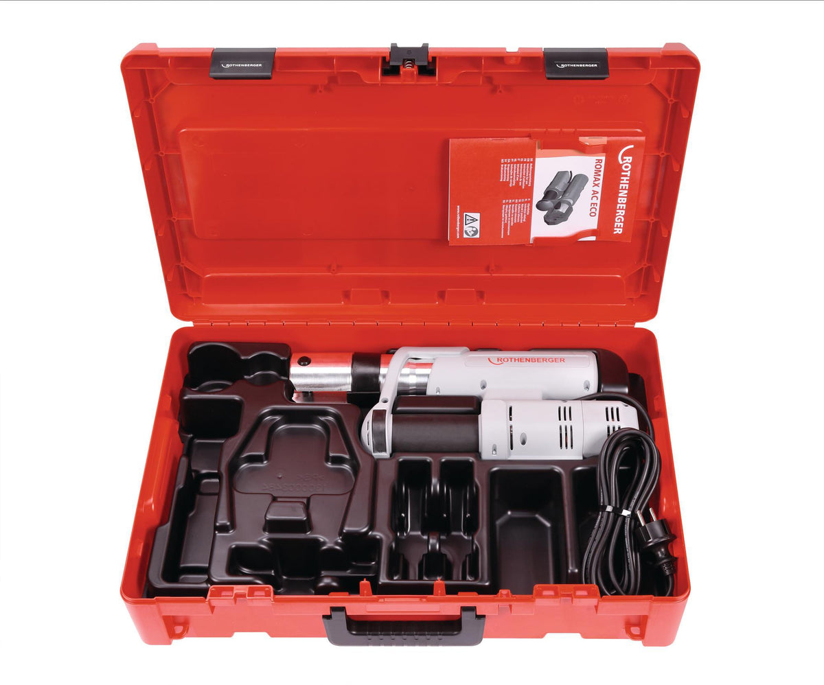 ROTHENBERGER Pressmaschine ROMAX®AC ECO – 32-34 kN, 230 V, CFT-Technologie