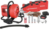 ROTHENBERGER Akku-Rohrreinigungsmaschine RODRUM VarioClean CAS für Rohr-Ø 40-100 mm, 18 V, 8 Ah