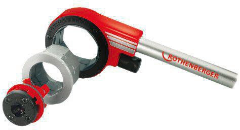 ROTHENBERGER Schneidkluppenset SUPER CUT 3/8–1 1/4 Zoll mit Ratschenhebel und Kunststoffkoffer