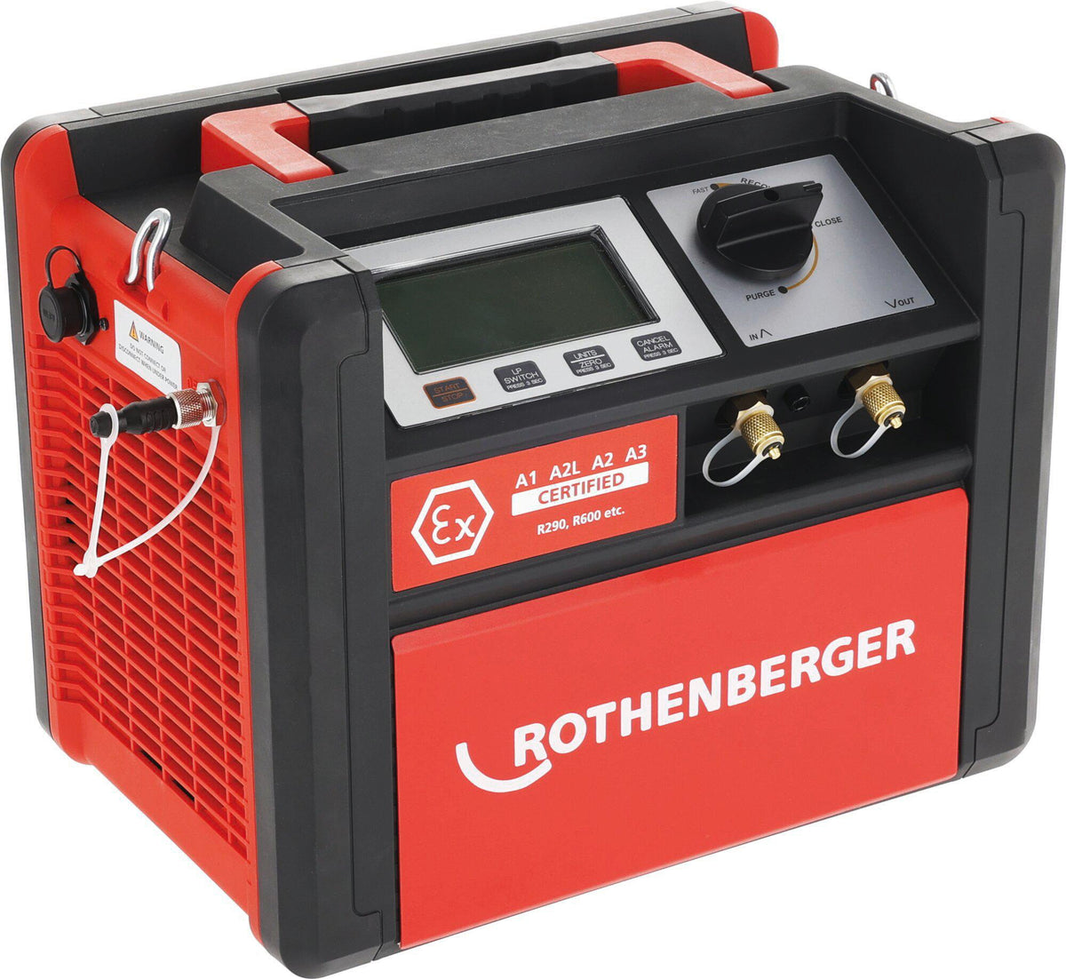 ROTHENBERGER ROREC PRO A3 Kältemittelabsauggerät 12 kg – ATEX-zertifiziert für A3-Kältemittel