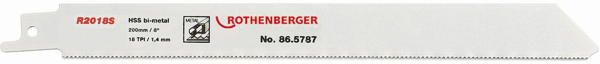 ROTHENBERGER Säbelsägeblatt R1514S, 150 mm, HSS Bi-Metall, 5 Stück für Metall- und Rohrprofile