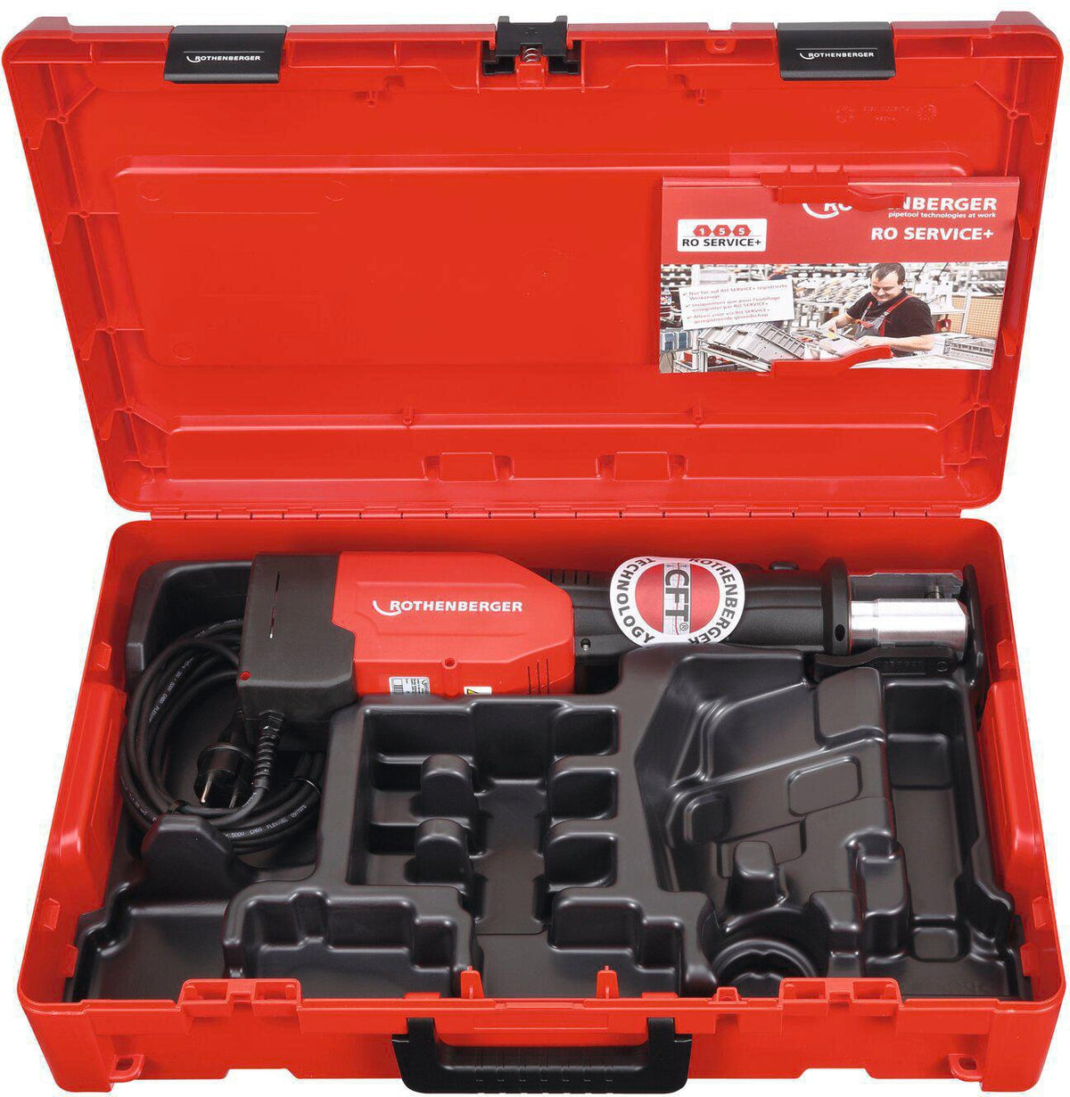 ROTHENBERGER ROMAX 3000 AC Basic Set Pressmaschine 32-34 kN 230 V