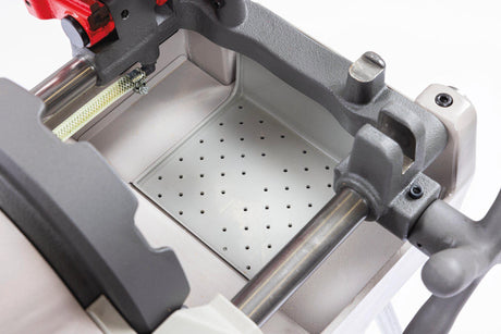 ROTHENBERGER ROPOWER® 50 R Gewindeschneidmaschine BSPT 1150 W – Automatik-Schneidkopf & fahrbarer Arbeitswagen