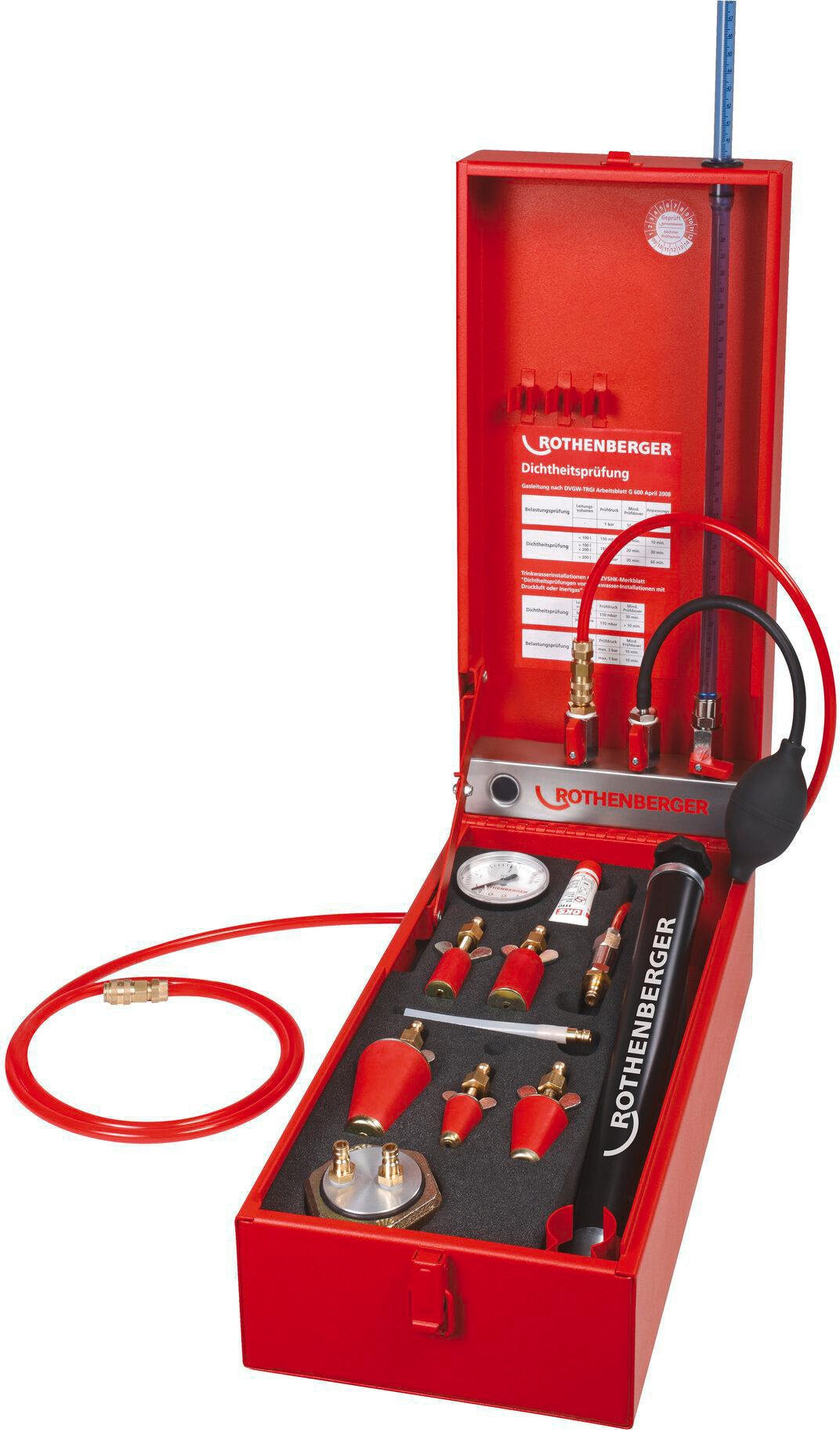 ROTHENBERGER ROTEST GW 150/4 Gas- und Wasserleitungsprüfgerät 18-42 mm
