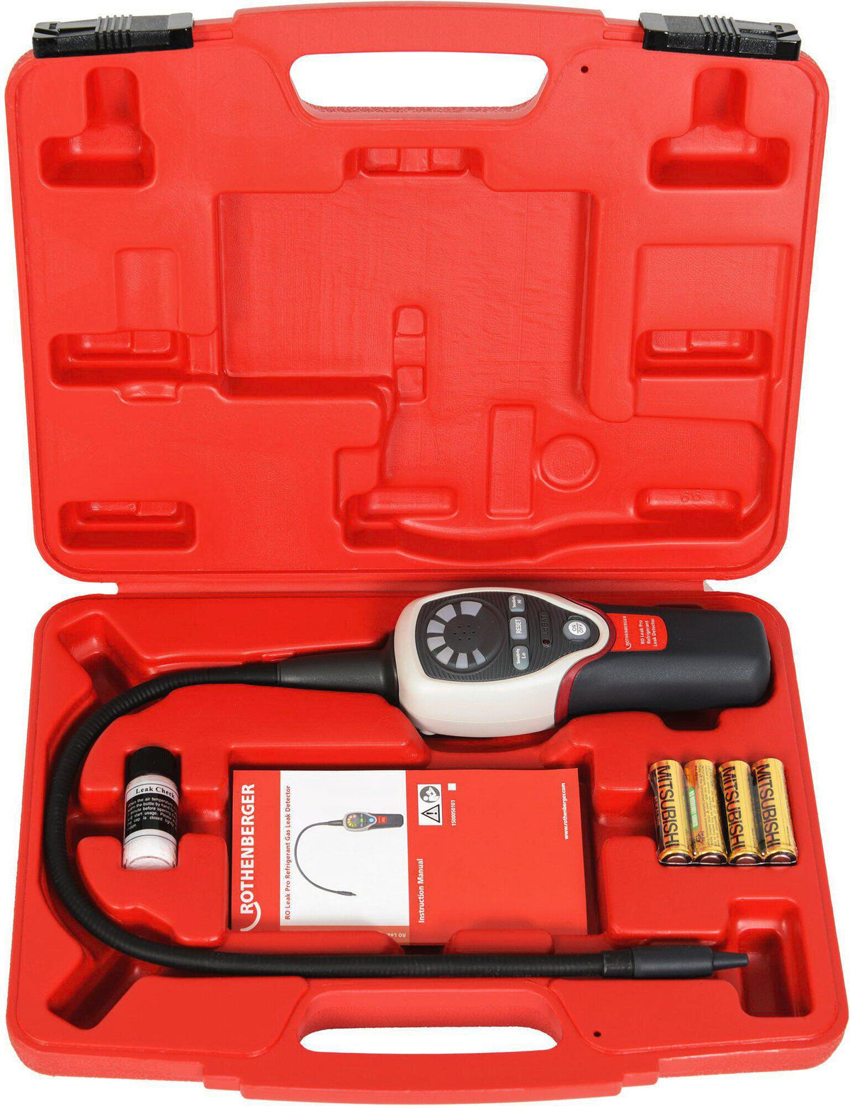 ROTHENBERGER ROLEAK Pro Lecksuchgerät – 3 g/a in 3 Sek, für R32, 6 V