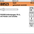 FISCHER Ankerstange FIS A M6x75 Stahl galvanisch verzinkt 20 Stück