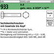 Sechskantschraube DIN 933 VG M3x8 8.8 galv. verz. 500 Stück von F. REYHER