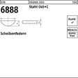 F. REYHER Scheibenfedern DIN 6888 2x2,6 mm Stahl C45+C – 100 Stück