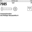 F. REYHER Linsenschraube DIN 7985 PH M3x5-H 4.8