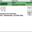 F. REYHER Kauschen DIN 6899 Form BF 3,5/RW 4 Stahl galvanisch verzinkt – 100 Stück
