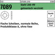 BUFAB Unterlegscheibe ISO 7089 Stahl 200 HV galvanisch verzinkt 5 mm – 100 Stück