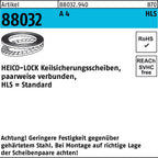 Ohne Oberflächenangabe / HEICO-LOCK Keilsicherungsscheiben, paarweise verbunden, HLS = Standard / 3 mm