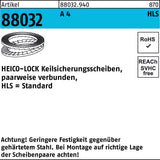 HEICO Keilsicherungsscheiben HLS-3 Stahl zinklamellenbeschichtet
