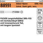 80 mm / Schrb. Stahl galv. verz. / Dübel-Nylon