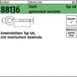 REYHER Gewindeöse R 88136 Typ 48 M3x10 D5 Stahl verzinkt