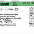 SPAX Universalschrauben 3 x 30 mm T-STAR plus Senkkopf Teilgewinde WIROX 1000 Stück