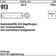 F. REYHER Gewindestift DIN 913 M24x1,5x40 mm 45 H Feingewinde mit Kegelkuppe