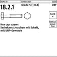 F. REYHER Sechskantschraube R 83931 UNF-Gewinde 1/4 x 1 1/4 Grade 5