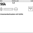 F. REYHER Linsensenkschraube DIN 964 Schlitz M5x25 4.8 – 1000 Stück