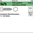 F. REYHER Sechskant-Blechschrauben ISO 1479 Form C 2,9x6,5 mm Stahl gehärtet verzinkt 2000 Stück