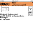 FLAKO Blindnietmutter R 88480 Stahl verzinkt M5